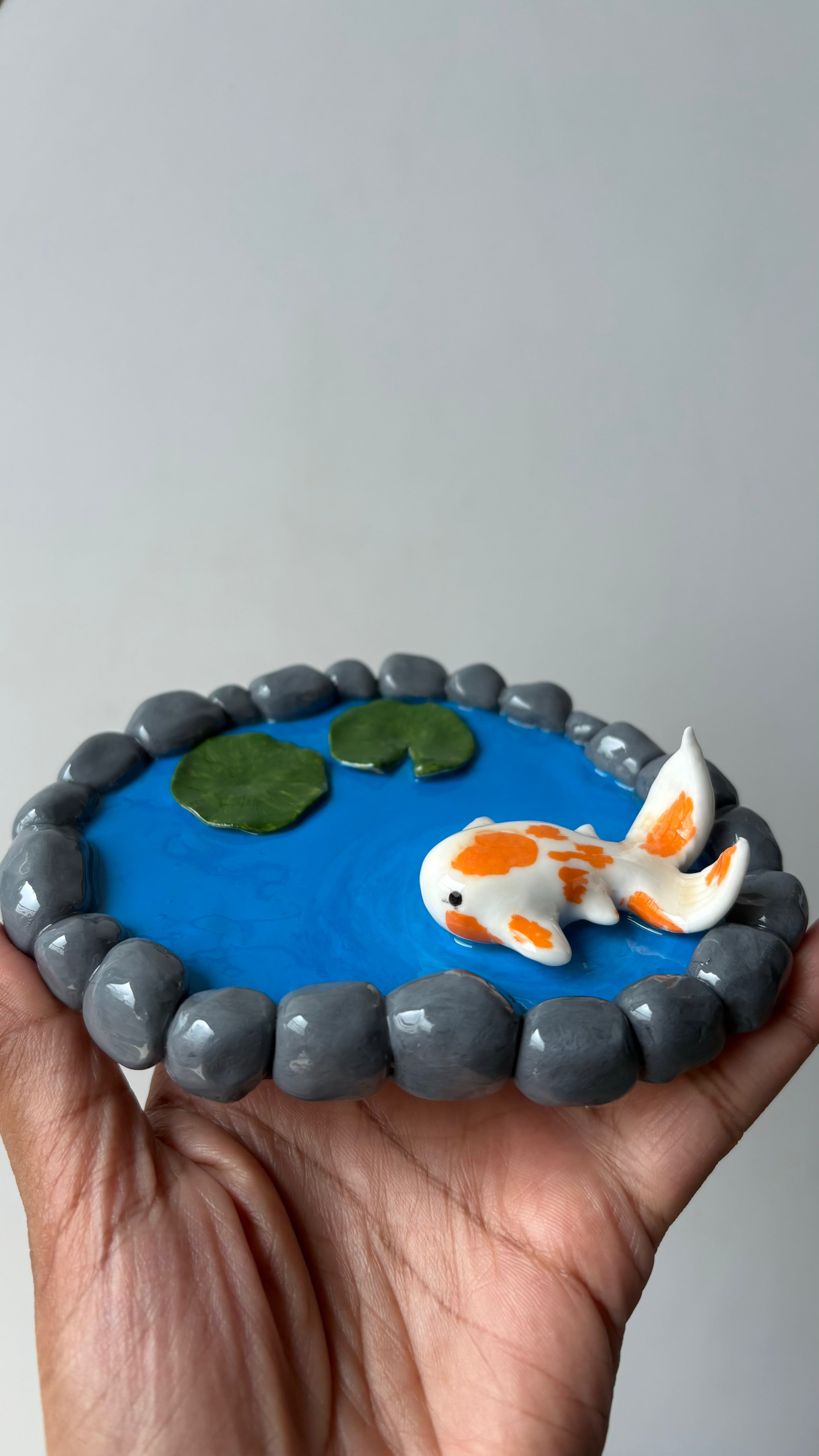 Koi Pond Trinket Dish