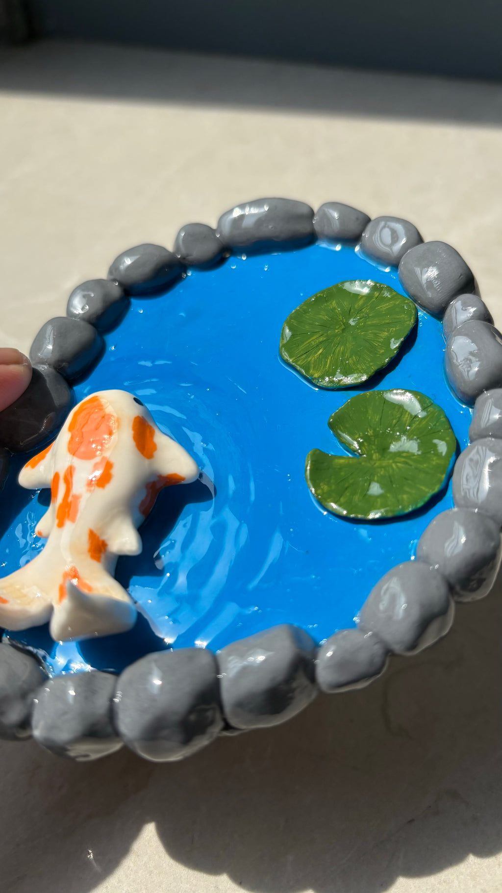 Koi Pond Trinket Dish